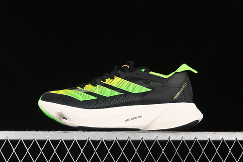 【260】[GX6251]-[ADIZERO ADIOS PRO 3 CORE BLACK/BEAM YELLOW/SOLAR GREEN]-[WOMAN:36-39]-[MAN:40-45]