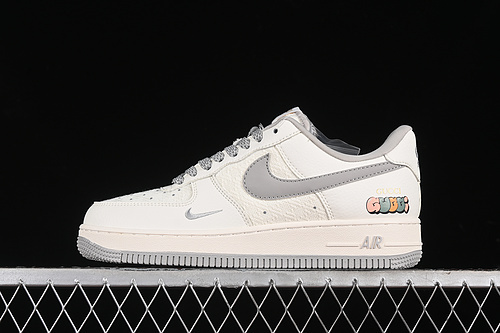 【340】[XZ3398-688]-[AIR FORCE 1 07 LOW GU*CCI WHITE/GREY]-[WOMAN:36-39]-[MAN:40-45]