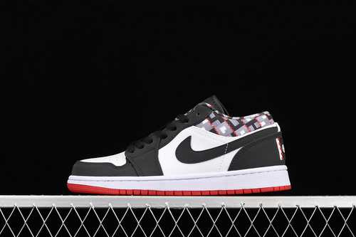 【280】[DM0095-106]-[AIR JORDAN 1 LOW QUAI 54 2021 WHITE/BLACK/RED]-[WOMAN:36-39]-[MAN:40-46]