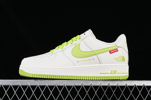 【340】[SU2305-011]-[SUPREME THE NORTH FACE AIR FORCE 1 07 LOW WHITE/GREEN]-[WOMAN:36-39]-[MAN:40-45]
