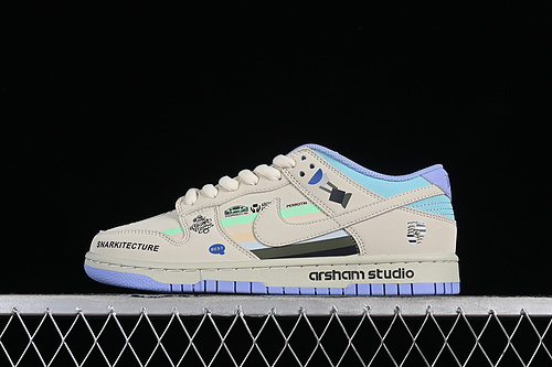 【380】[MU0232-363]-[SB DUNK LOW GREY/GREEN/BLUE/PURPLE]-[WOMAN:36-39]-[MAN:40-45]