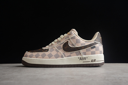 【600】[LD4631-202]-[AIR FORCE 1 LOW 07 X L*V WHITE/BROWN/LIGHT KHAKI]-[WOMAN:36-39]-[MAN:40-45]