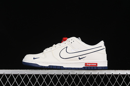 【360】[DJ2024-013]-[SB DUNK LOW SUPREME OFF WHITE/BLUE]-[WOMAN:36-39]-[MAN:40-45]