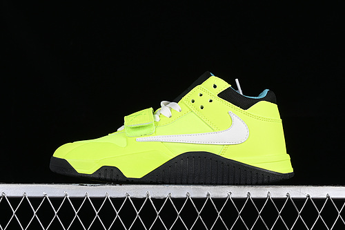 【290】[FZ8117-309]-[TRAVIS SCOTT JORDAN CUT THE CHECK WHITE/BLACK/GREEN]-[WOMAN:36-39]-[MAN:40-46]