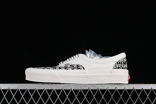 【220】[VN0A3MQ5PZP]-[FEAR OF GOD X VANS ERA 95 REISSUE MARSHMALLOW/BLACK/PRINT]-[UNISEX:35-44]