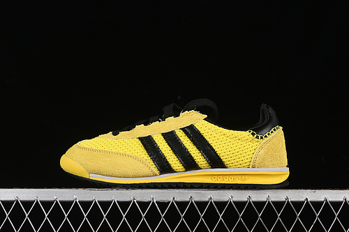 【260】[IH9906]-[WALES BONNER ORIGINALS SL 76 YELLOW/BOLD ORANGE/CORE BLACK]-[WOMAN:36-39]-[MAN:40-45]