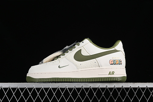 【340】[XZ3398-588]-[AIR FORCE 1 07 LOW GU*CCI WHITE/GREEN]-[WOMAN:36-39]-[MAN:40-45]