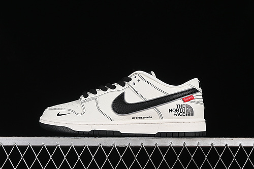 【360】[BM0234-501]-[SB DUNK LOW SUPREME X THE NORTH FACE WHITE/BLACK]-[WOMAN:36-39]-[MAN:40-45]