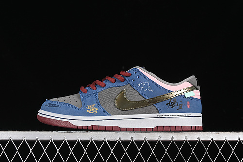 【420】[DD1391-100]-[DUNK LOW SB WHITE/GREY/RED/BLUE/GOLD/PINK]-[WOMAN:36-39]-[MAN:40-47.5]