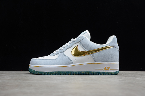 【300】[CT9963-100]-[AIR FORCE 1 LOW 07 AN20 WHITE/PSYCHIC BLUE-METALLIC GOLD]-[UNISEX:36-45]