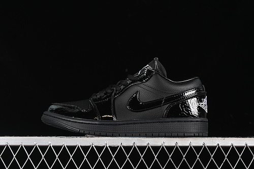【320】[HJ7743-010]-[AIR JORDAN 1 LOW BLACK CROC BLACK/WHITE/METALLIC SILVER]-[MAN:40-46]