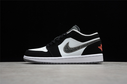 【300】[553558-029]-[GZ AIR JORDAN 1 RETRO LOW BLACK/WHITE-WOLF GREY-INFRARED 23]-[UNSIEX:36-47]