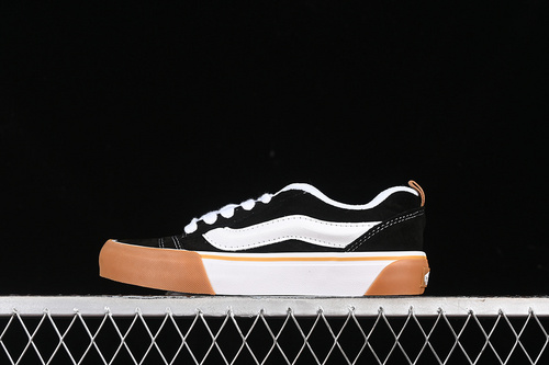 【220】[VN0009QCCJI]-[VANS KNU SKOOL WHITE/BLACK/BROWN]-[WOMAN:35-39]-[MAN:40-45]