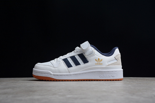 【280】[GY2648]-[FORUM LOW SHOES CLOUD WHITE/CREW NAVY/GUM]-[WOMAN:36-39]-[MAN:40-45]