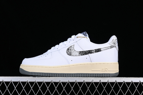 【280】[DV7183-100]-[AIR FORCE 1 LOW 50 YEARS OF HIP HOP WHITE/SMOKE GREY/BEACH/WHITE]