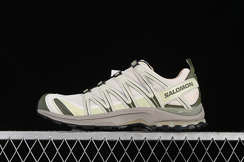 【400】[477735-28]-[SALOMON XA PRO 3D WHITE/GREY/BROWN/GREEN]-[WOMAN:36-39]-[MAN:40-46]