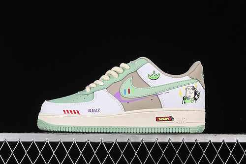 【320】[CJ0304-110]-[AIR FORCE 1 07 LOW BUZZ LIGHTYEAR WHITE/GREY/GREEN]-[WOMAN:36-39]-[MAN:40-45]