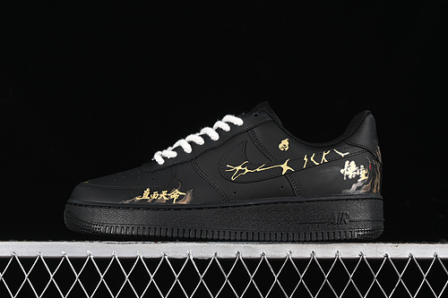 【320】[CW2288-066]-[AIR FORCE 1 07 LOW PURPLE GOURD BLACK/GOLD/WHITE]-[WOMAN:36-39]-[MAN:40-45]