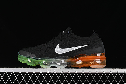 【340】[DV1678-014]-[VAPORMAX 2023 FLYKNIT BLACK/WHITE/GREEN/ORANGE]-[WOMAN:35.5-39]-[MAN:40-46]
