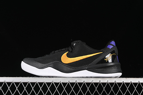 【430】[HF9550-001]-[KOBE 8 SYSTEM LAKERS AWAY BLACK/UNIVERSITY GOLD/WHITE/COURT PURPLE]-[39-47.5]
