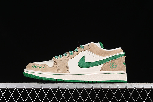 【360】[WG8850-014]-[AIR JORDAN 1 LOW WHITE/GREEN/BROWN]-[WOMAN:36-39]-[MAN:40-45]
