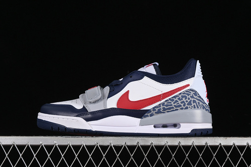 【310】[CD7069-164]-[AIR JORDAN LEGACY AJ312 LOW WHITE/VARSITY RED/MIDNIGHT NAVY/WOLF GREY]-[36-46]