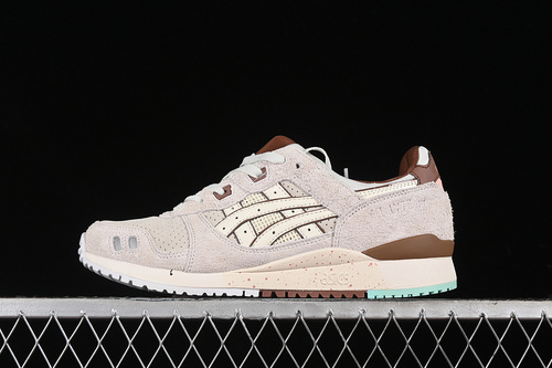 【300】[1201A460-750]-[NICE KICKS X GEL LYTE 3 OG IVORY/BROWN]-[WOMAN:36-39]-[MAN:40-45]