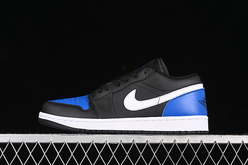 【260】[553558-042]-[AIR JORDAN 1 LOW BLACK/WHITE/GAME ROYAL]-[WOMAN:36-39]-[MAN:40-46]