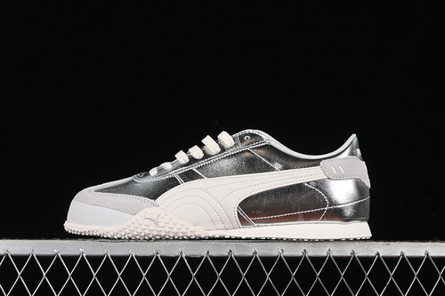 【230】[402186-06]-[PUMA BELLA UT LEATHER WHITE/SILVER]-[WOMAN:36-39]-[MAN:40-45]
