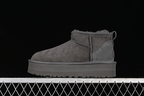 【300】[1135092]-[UGG CLASSIC ULTRA MINI PLATFORM 3CM GREY]-[WOMAN:35-40]