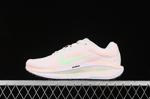 【260】[HJ7807-133]-[ZOOM WINFLO 11 WHITE/GREEN/PINK]-[WOMAN:36-42]