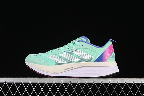 【230】[HQ3696]-[ADIZERO BOSTON 11 M PULSE MINT/CLOUD WHITE/CRYSTAL WHITE]-[WOMAN:36-39]-[MAN:40-45]