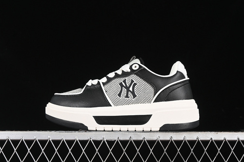 【240】[3ASXLSL4N50BKS]-[NY MLB CHUNKY LINER SL CANVAS WHITE/GREY/BLACK]-[WOMAN:35-39]-[MAN:40-44]