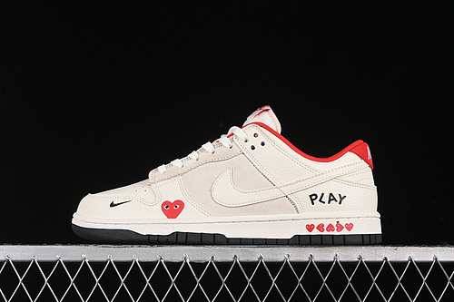 【360】[KK1688-081]-[SB DUNK LOW OFF WHITE/GREY/RED]-[WOMAN:36-39]-[MAN:40-45]