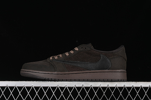 【480】[DM7866-202]-[TRAVIS SCOTT X AIR JORDAN 1 LOW OG DARK MOCHA/BLACK/VELVET BROWN]-[35.5-48.5]