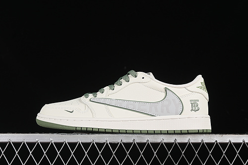 【360】[DM7866-020]-[TRAVIS SCOTT X FRAGMENT DESIGN X AIR JORDAN 1 LOW OG SP OFF WHITE/GREEN]-[36-45]