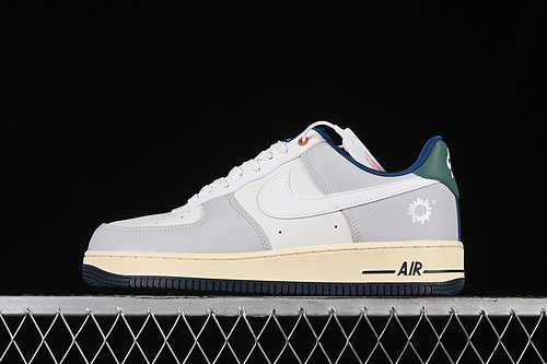 【280】[HM3721-111]-[AIR FORCE 1 07 LOW SAIL/WHITE/COCONUT MILK/THUNDER BLUE]-[UNISEX:36-45]