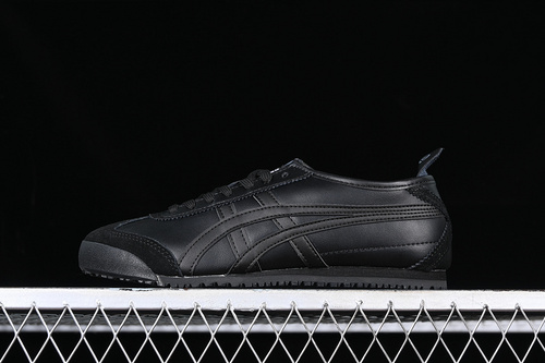 【200】[D2J4L-9090]-[ONITSUKATIGER MEXICO 66 BLACK]-[UNISEX:35-44]
