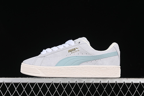 【230】[395205-10]-[PUMA SUEDE XL WHITE/GREY/GREEN]-[WOMAN:35.5-39]-[MAN:40-45]