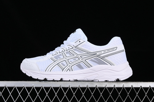 【210】[T8D4Q-0196]-[AS*ICS GEL-CONTEND 4 WHITE BLACK]-[UNISEX:36-45]