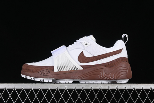 【380】[HQ3073-100]-[TRAVIS SCOTT SHARK-A-DON SAIL WHITE/LIGHT CHOCOLATE]-[MAN:40-45]