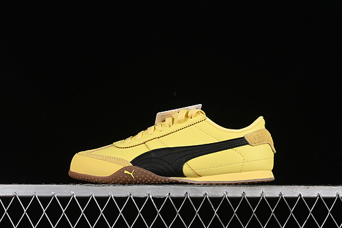 【280】[402186-05]-[PUMA BELLA UT LEATHER YELLOW/BLACK]-[WOMAN:36-39]-[MAN:40-45]