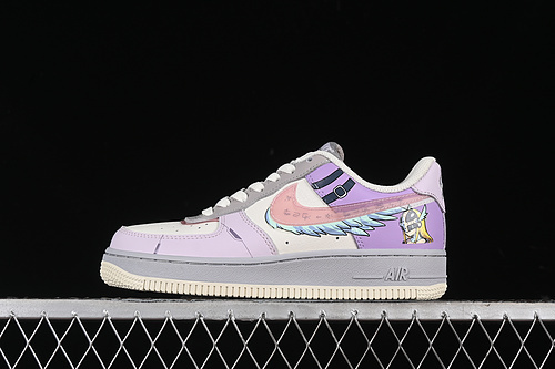 【320】[CJ0304-610]-[AIR FORCE 1 07 LOW ANGEWOMON WHITE/GREY/PURPLE]-[WOMAN:36-39]-[MAN:40-45]