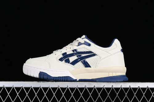 【230】[1203A312-101]-[AS*ICS TIGER GEL-SPOTLYTE LOW WHITE BLUE] -[WOMAN:35-39]-[MAN:40-45]