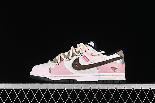 【360】[CW1590-100]-[DUNK LOW SB WHITE/BROWN/BLACK/PINK]-[WOMAN:35.5-40]
