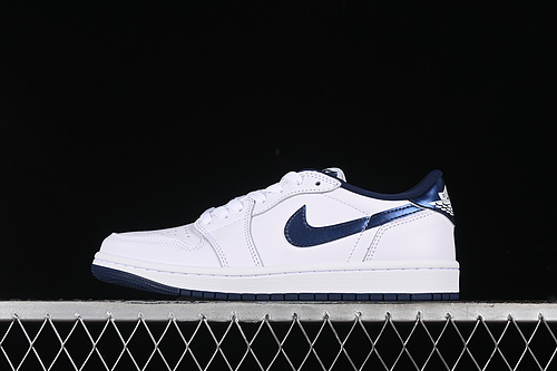 【360】[FB9933-141]-[AIR JORDAN 1 LOW 85 METALLIC BLUE SUMMIT WHITE/NAVY/WHITE]-[MAN:40-47.5]