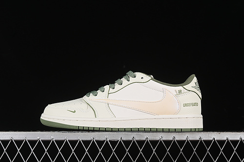 【380】[DM7866-017]-[TRAVIS SCOTT X FRAGMENT DESIGN X AIR JORDAN 1 LOW OG SP OFF WHITE/GREEN]-[36-45]