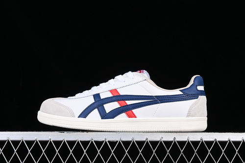 【200】[1183L095-100]-[ONITSUKA TIGER TOKUTEN WHITE BLUE RED]-[WOMAN:36-39]-[MAN:40-45]