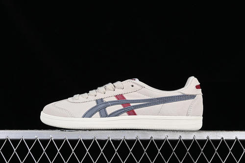 【200】[1183A907-100]-[ONITSUKA TIGER TOKUTEN BEIGE GRAY RED ]-[UNISEX:36-45]