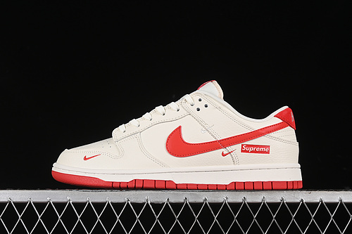 【380】[KK1688-031]-[SB DUNK LOW SUPREME OFF WHITE/RED]-[WOMAN:36-39]-[MAN:40-45]